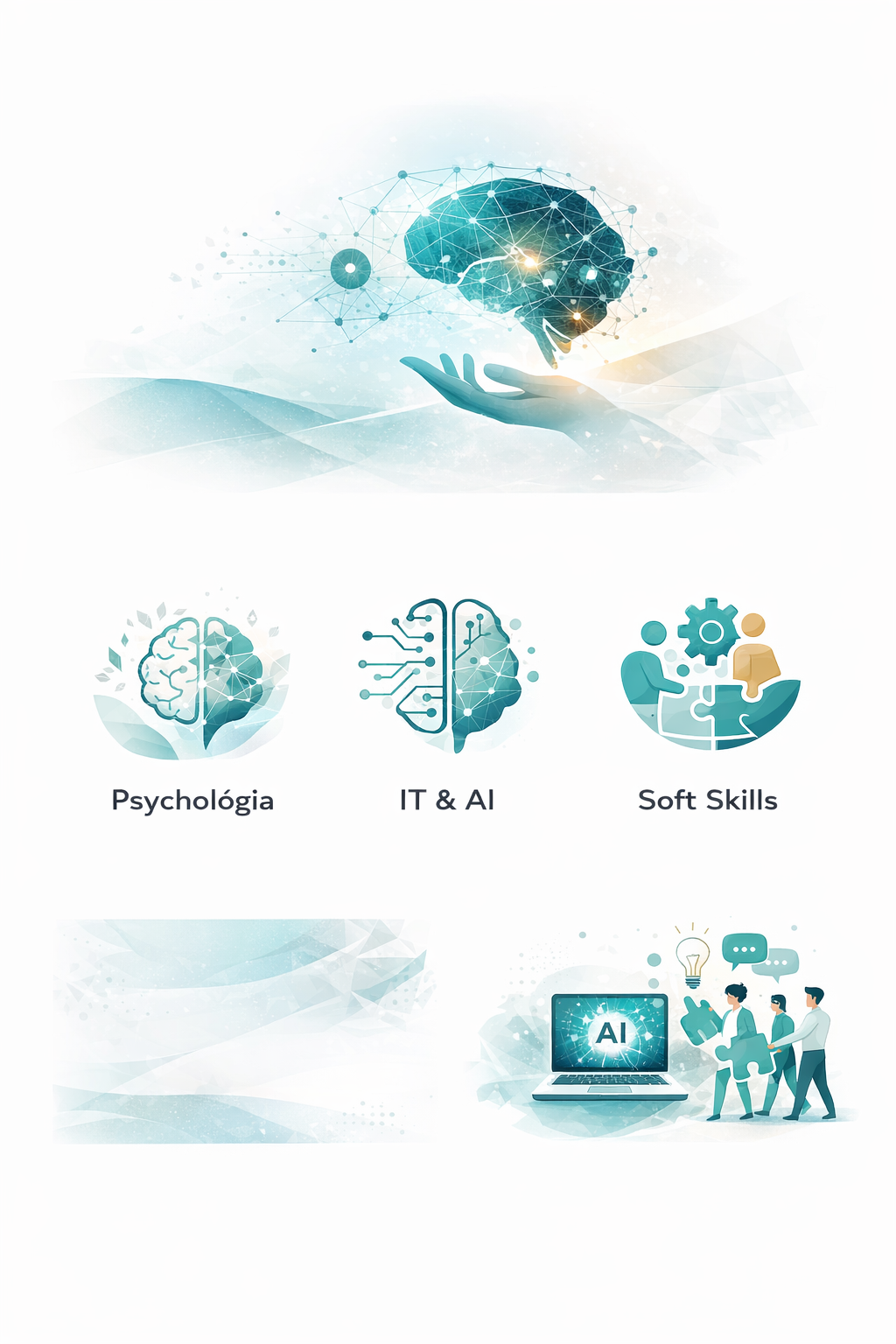 Vzdelávanie - mozog a ruka symbolizujúce rozvoj a kreativitu